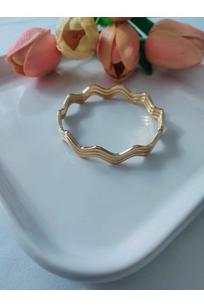دستبند استیل (فولاد) طلائی زنانه استیل (فولاد) DN AKSESUAR - کد 870373734