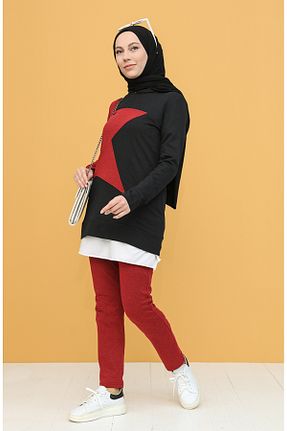 ست گرمکن مشکی زنانه پلی استر Genel Markalar - کد 846486684