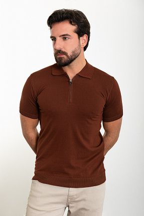 پلیور نارنجی مردانه ساده Mcr - کد 813876450