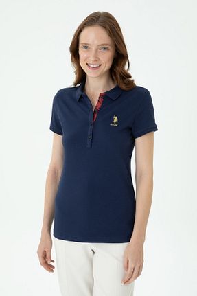 تیشرت سرمه ای زنانه اسلیم فیت U.S. Polo Assn. - کد 870378639