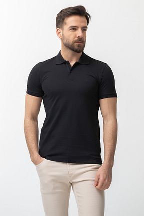 تیشرت مشکی مردانه اسلیم فیت Mcr - کد 101861859