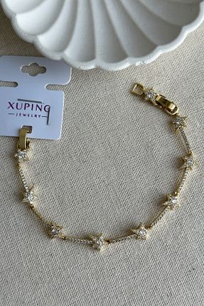 دستبند استیل (فولاد) طلائی زنانه استیل (فولاد) MODA - کد 870401832
