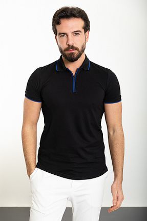 تیشرت مشکی مردانه اسلیم فیت Mcr - کد 813888896