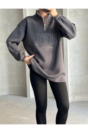 لباس طوسی زنانه بافتنی Ketche - کد 870412495