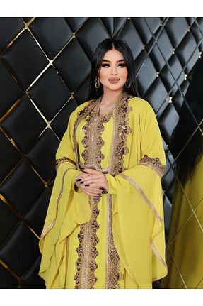 کیمونو و کافتان سفید زنانه پلی استر Kaftan - کد 870412025