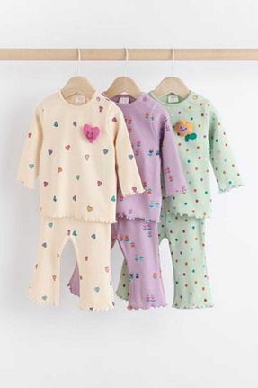 ست بالاتنه و پائین تنه رنگی بچه گانه بافتنی Next Baby - کد 870935952