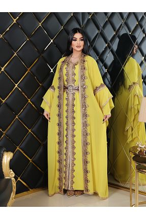 کیمونو و کافتان سفید زنانه پلی استر Kaftan - کد 870412025