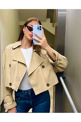 ترنچکت بژ زنانه آستر دار BONJOVİN PARİS - کد 864347701