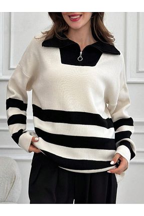 پلیور سفید زنانه رگولار Ugdelia - کد 860600176