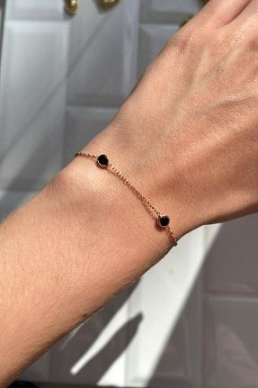 دستبند نقره صورتی زنانه 925 عیار Spossy Silver Jewelry - کد 870487373