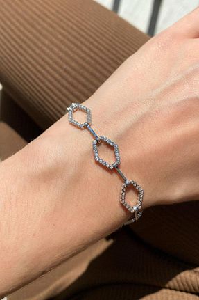 دستبند نقره زنانه 925 عیار Spossy Silver Jewelry - کد 870487490