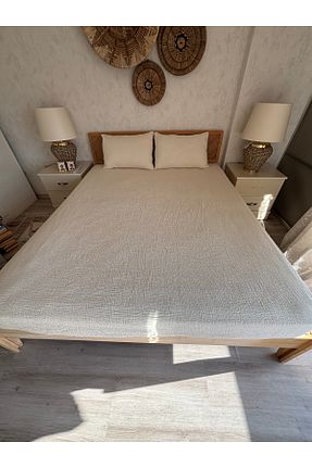 ست ملحفه دونفره نباتی پنبه ای YASEMİNİNEVİ - کد 795096655