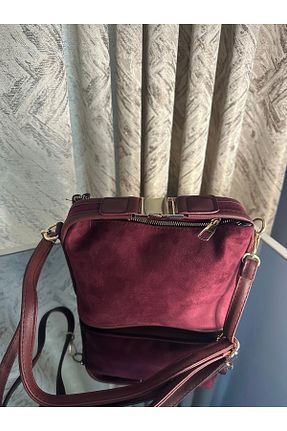 کیف دستی زرشکی زنانه سایز متوسط MM BAG - کد 870495931