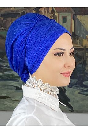 روسری سرمه ای شیفون BUTİKAMBAR - کد 870501604