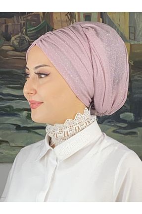 روسری بنفش شیفون BUTİKAMBAR - کد 870500509