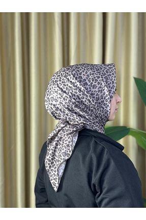 دستمال گردن بژ زنانه پنبه ای MONOOR - کد 870767730