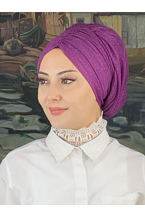روسری صورتی شیفون BUTİKAMBAR - کد 870500176