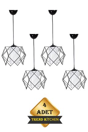 لوستر مشکی فلزی Trend Kitchen - کد 352980183