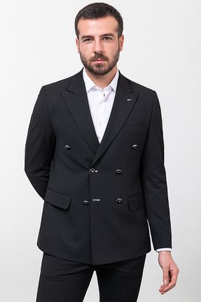 کت مشکی مردانه اسلیم فیت Mcr - کد 637273582