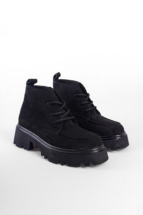 بوت / نیم بوت مشکی زنانه چرم مصنوعی Capone Outfitters - کد 760136845