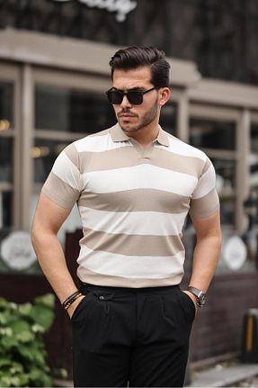 پولوشرت قهوه ای مردانه رگولار Miron - کد 825363842