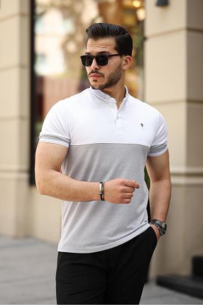 پولوشرت طوسی مردانه پنبه پلی استر Miron - کد 809360135