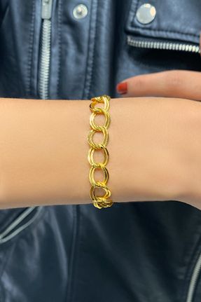 دستبند طلا طلائی زنانه 8 عیار Altınaşkı - کد 870553186