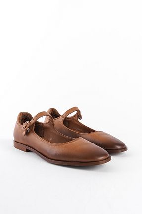 بابت قهوه ای زنانه چرم خالص Capone Outfitters - کد 848812072