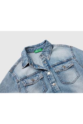 پیراهن آبی بچه گانه رگولار Benetton - کد 871067483