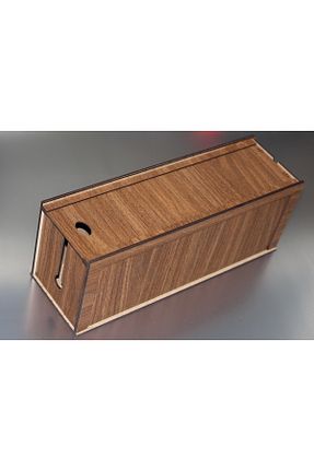 جعبه نگداری قهوه ای چوب Antasya Tasarım - کد 871080337