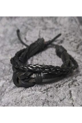 دستبند جواهر سبز زنانه چرم Visale Store - کد 870775980