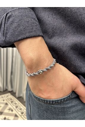 دستبند جواهر طوسی مردانه سنگ طبیعی Valore - کد 793031189