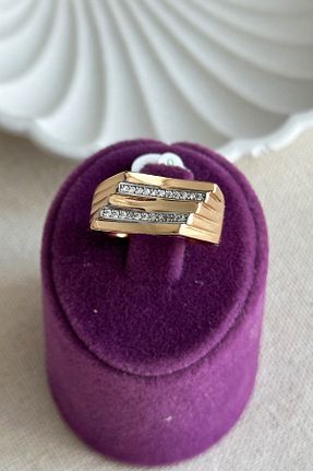 انگشتر استیل (فولاد) طلائی زنانه استیل (فولاد) MODA - کد 870677800
