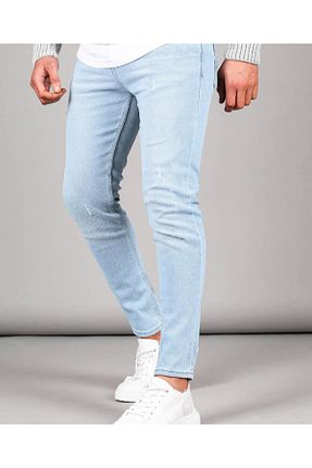 شلوار آبی مردانه لیکرا Malkan - کد 870695689