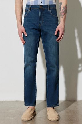 شلوار جین آبی مردانه پاچه ساده Wrangler - کد 665211098