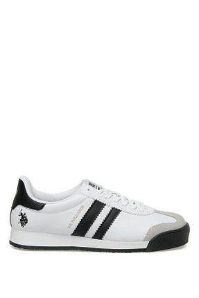 کفش اسنیکر سفید مردانه بند دار U.S. Polo Assn. - کد 660147220