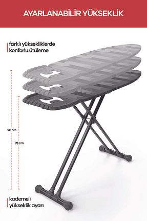 میز و اکسسوری اتو طوسی Perilla - کد 850536242