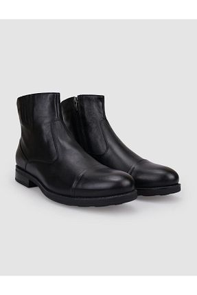 بوت / نیم بوت مشکی مردانه چرم خالص Cabani - کد 870720519