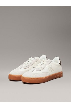 کفش اسنیکر سفید مردانه بند دار Calvin Klein - کد 852754037