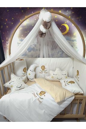 ست لحاف و روکش لحاف و روکش بالش کودک و نوزاد قهوه ای پنبه ای Baby Clime - کد 870726700