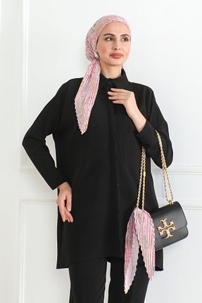 روسری صورتی ساتن ESSAHRA - کد 870737255