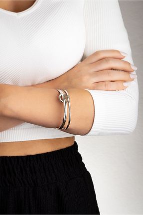 دستبند نقره سفید زنانه 925 عیار So Chic - کد 870735566