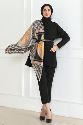 روسری طوسی İpek Tivil ESSAHRA - کد 870739847
