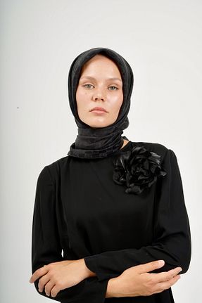 روسری مشکی İpek Vual ESSAHRA - کد 870736467