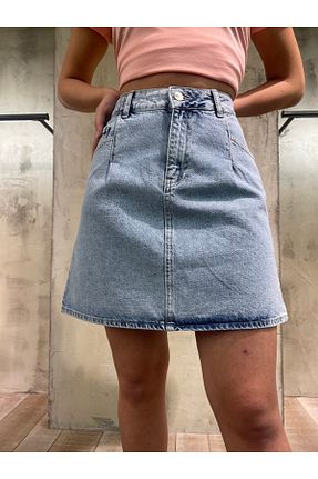 دامن آبی زنانه جین Vigoss Jeans - کد 469868271