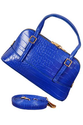 کیف دوشی آبی زنانه چرم مصنوعی Lesam collection - کد 870817681