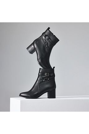 بوت / نیم بوت مشکی زنانه چرم مصنوعی Sole Sisters - کد 863193790