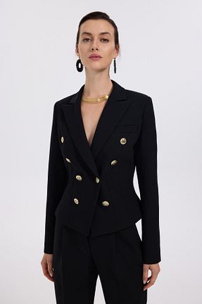 ست بالاتنه و پائین تنه مشکی زنانه بافتنی Ekol - کد 870817286