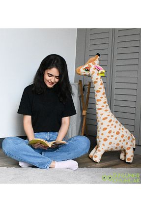 اسباب بازی مخملی قهوه ای زنانه 100 cm Özgüner Oyuncak - کد 863586006