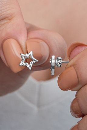 گوشواره نقره زنانه 925 عیار NEREZE - کد 863475017